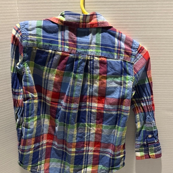 Polo by Ralph Lauren Kids Plaid Button Down Shirt 4T - Picture 4 of 6